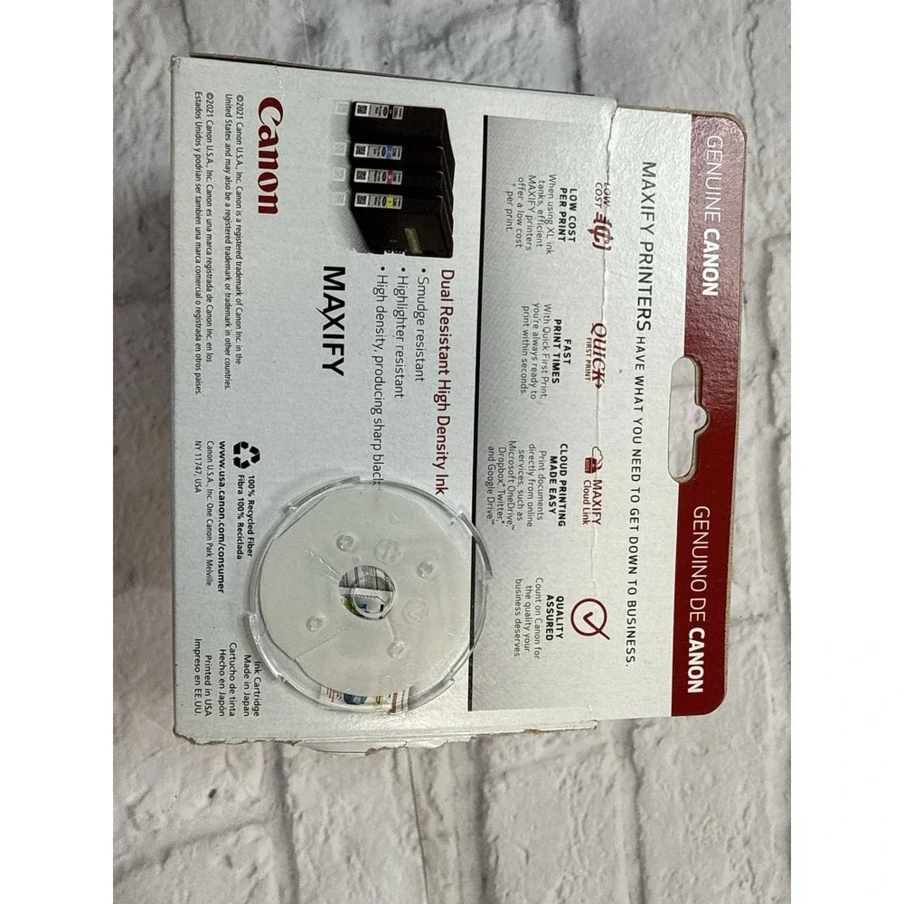 Canon PGI-2200 XL Genuine Four Color Value Pack Compatible with MAXIFY IB4120